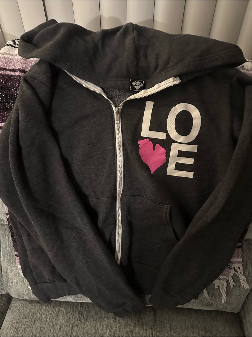Womens M22 zip-up